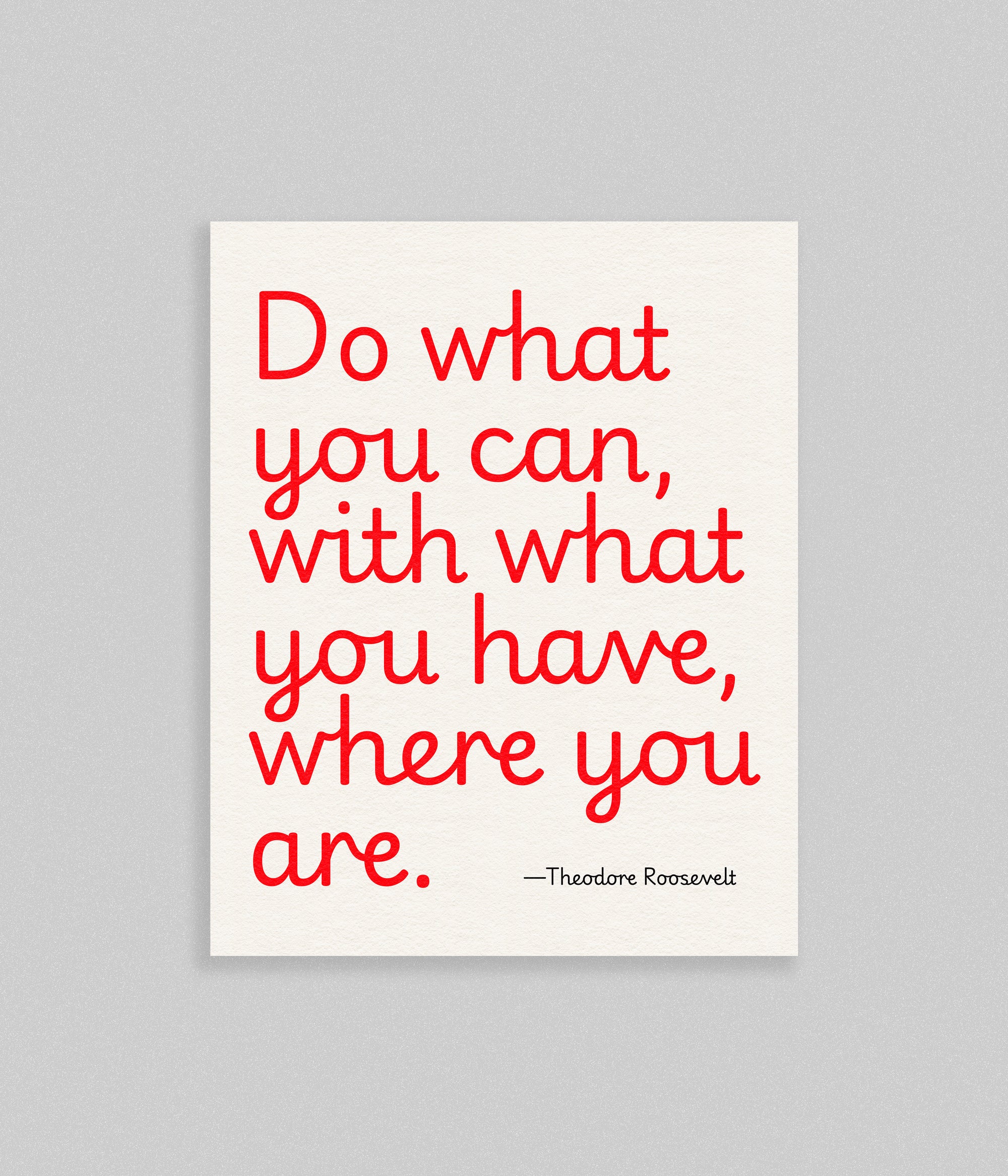 Do what you can